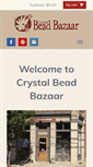 Mobile Screenshot of crystalbeadbazaar.com